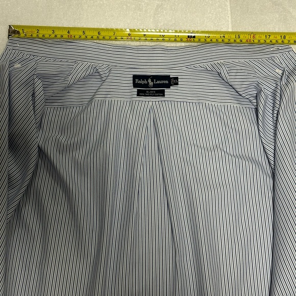 Ralph Lauren XL Men’s button down striped long sleeve shirt - Picture 8 of 15